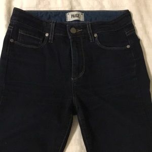 Paige dark jeans skinny size 27